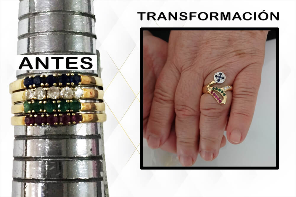 Transformación de joyas